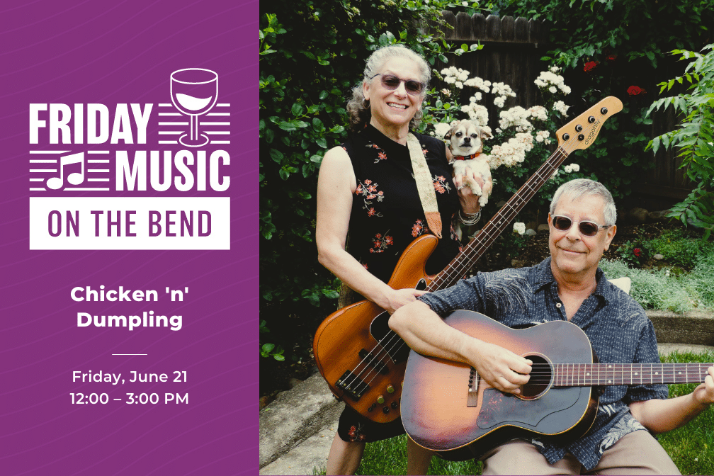 Live Music June 21st at Scribner Bend Vineyards with Chicken 'n' Dumpling